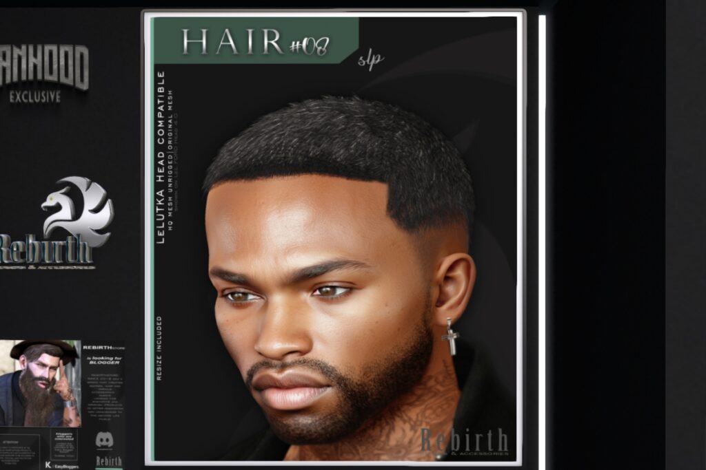 Hair #08, L$349 each/L$879 FP
