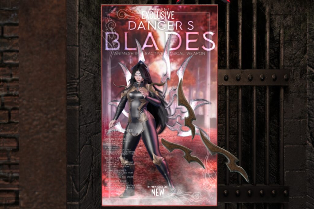 Dancer's Blades, L$350 each