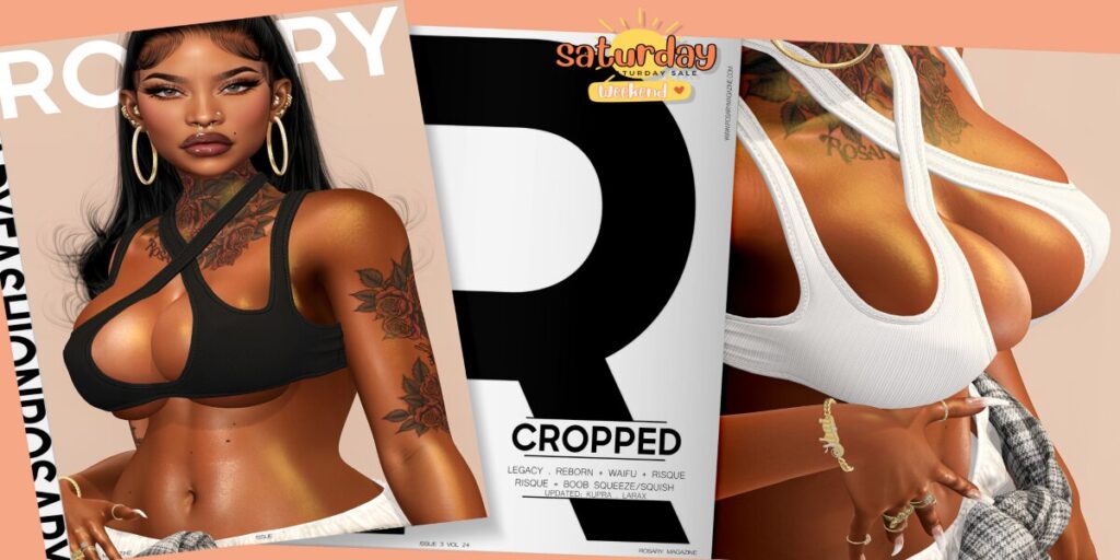 Cropped Top - Inithium/Legacy/MaitreyaX/Reborn/+mods	<a href="http://maps.secondlife.com/secondlife/Rosary/135/134/21" target="_blank">Teleport</a>