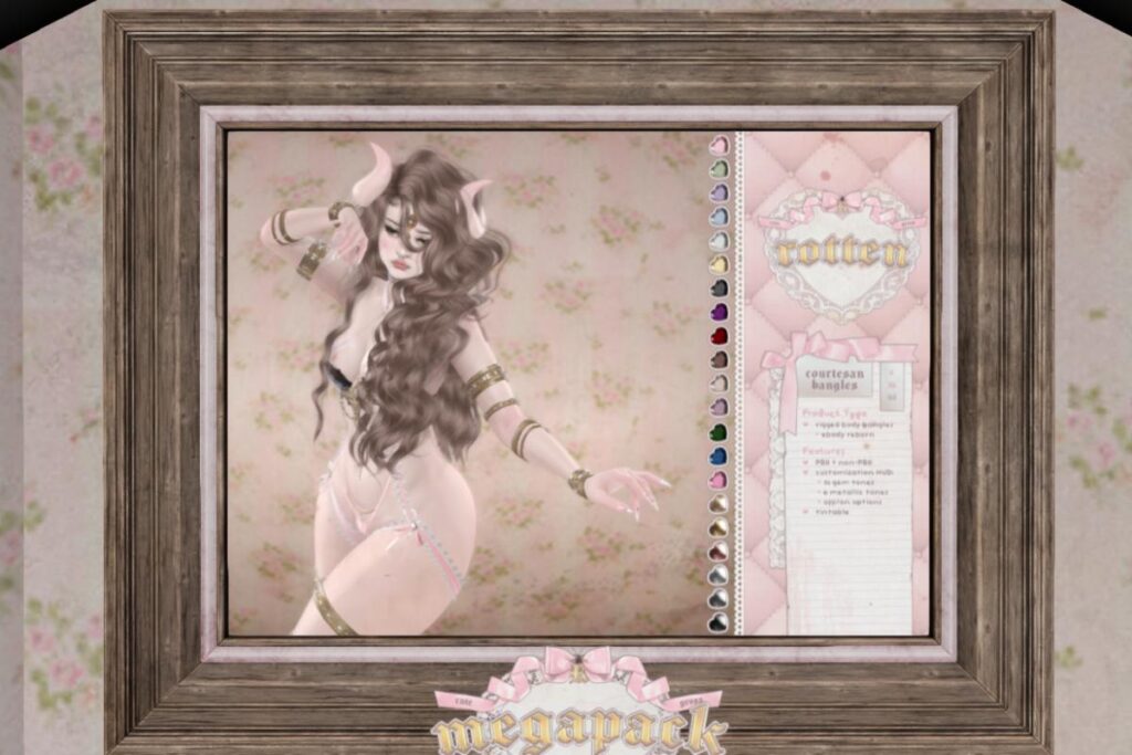 Courtesan Body Bangles - Reborn, L$499-L$599 each/L$699-L$799 each FP/L$1299 MP