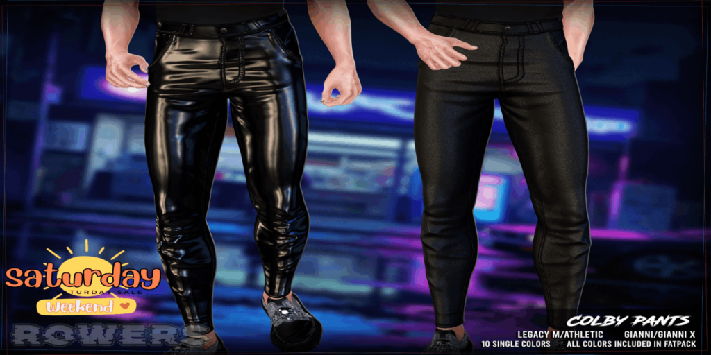 Colby Pants - Gianni/Legacy/+mods	&lt;a href=&quot;http://maps.secondlife.com/secondlife/Rosehaven/196/127/2501&quot; target=&quot;_blank&quot;&gt;Teleport&lt;/a&gt;