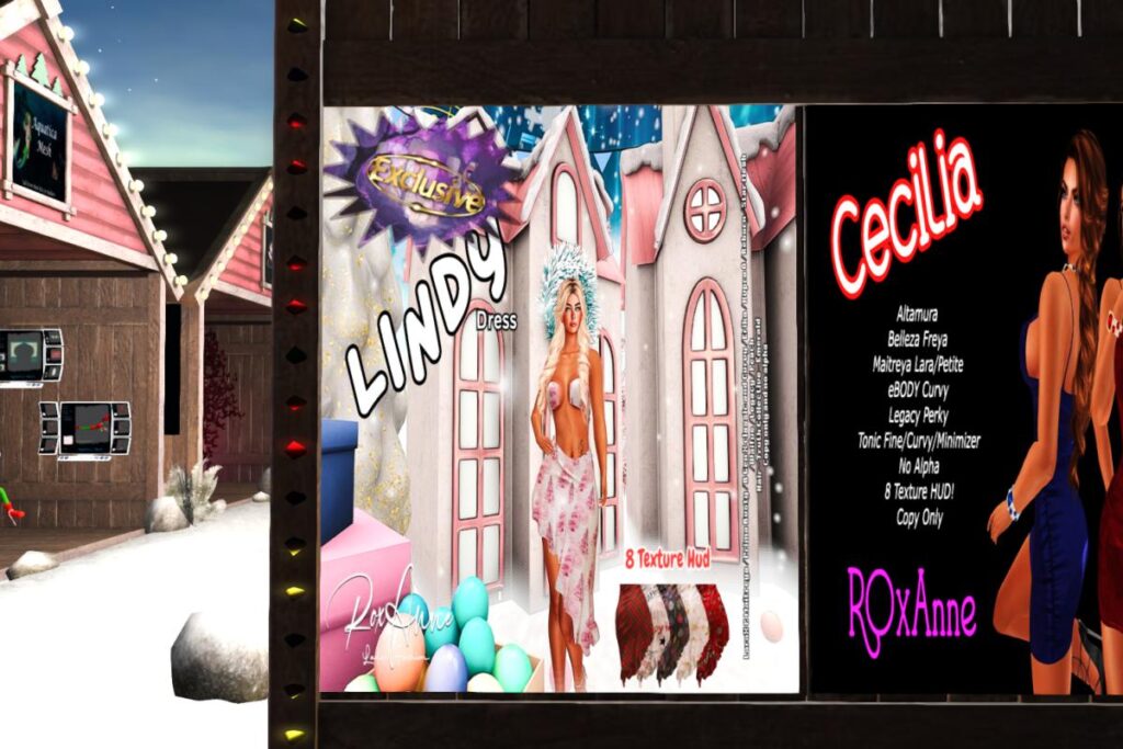 Lindy Dress - Belleza/Inithium/Kahlene/Legacy/MaitreyaX/Prima/Reborn/Star+mods, L$55