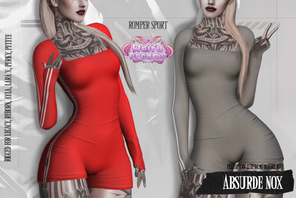 Romper Sport - Ayla/Legacy/MaitreyaX/Reborn/+mods