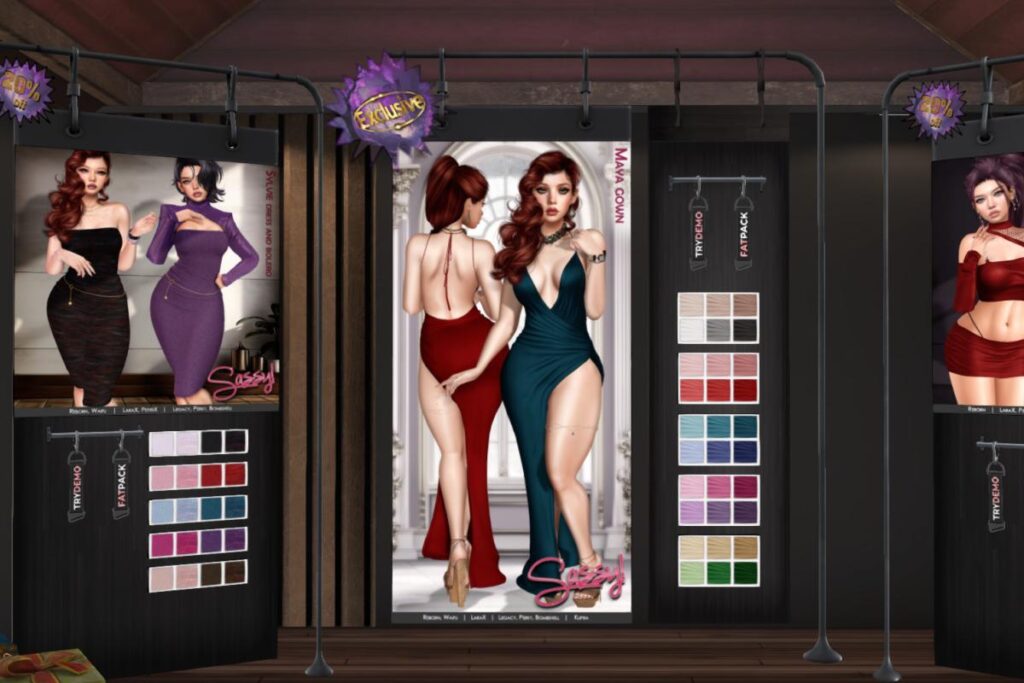 Maya Gown - Legacy/MaitreyaX/Reborn/+mods, L$300 each/L$1100 FP