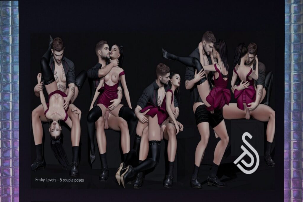 Frisky Lovers Couple Poses, L$275 each/L$850 FP