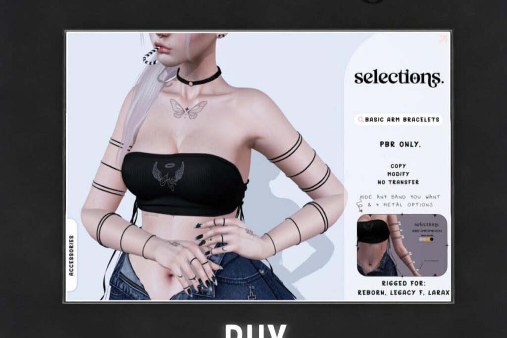 Basic Arm Bracelets  - Legacy/MaitreyaX/Reborn, L$250