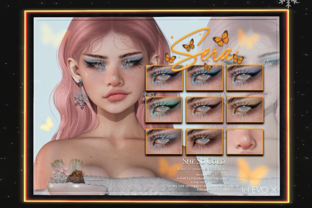 She So Cold Eyeshadow &amp; Face Snow Set - EvoX, L$349