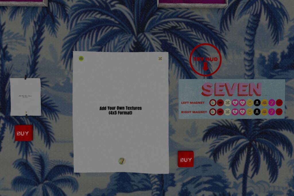 Magnet Poster | Taped Paper Poster	&lt;a href=&quot;http://maps.secondlife.com/secondlife/Seven%20Emporium/154/138/21&quot; target=&quot;_blank&quot;&gt;Teleport&lt;/a&gt;