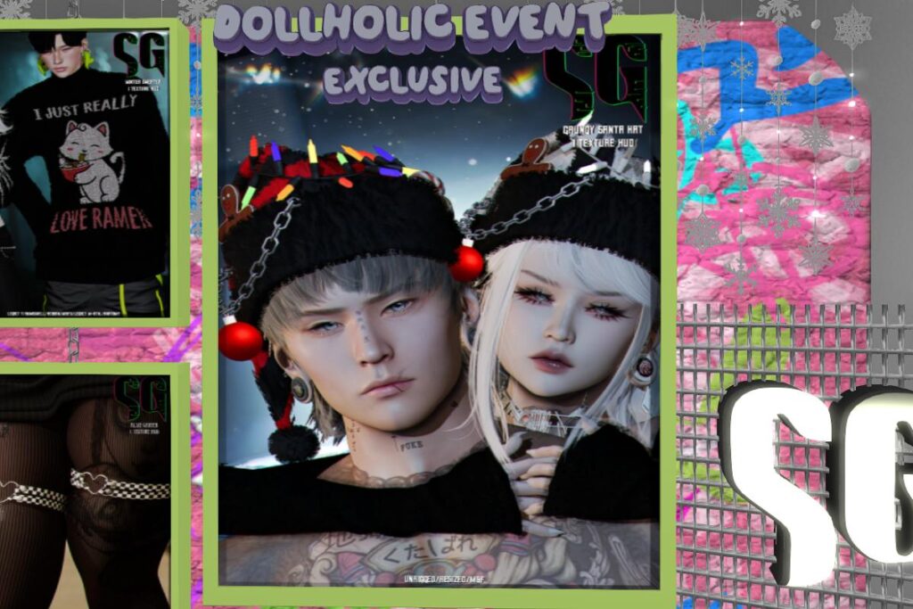 Grungy Santa Hat, L$349