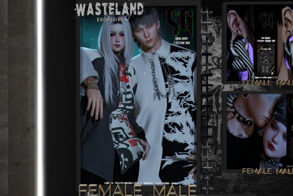 Garu Shirt - Anatomy/Legacy F+M/Reborn/+mods, L$499 each