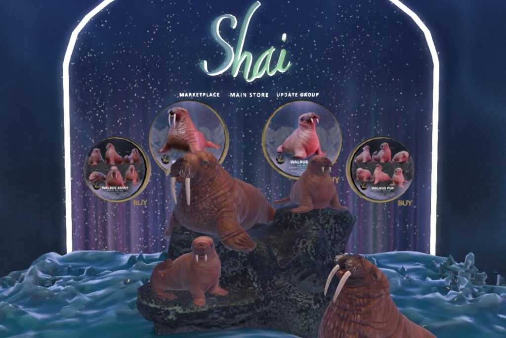 Walrus Adult and Pup, L$499-L$899 each