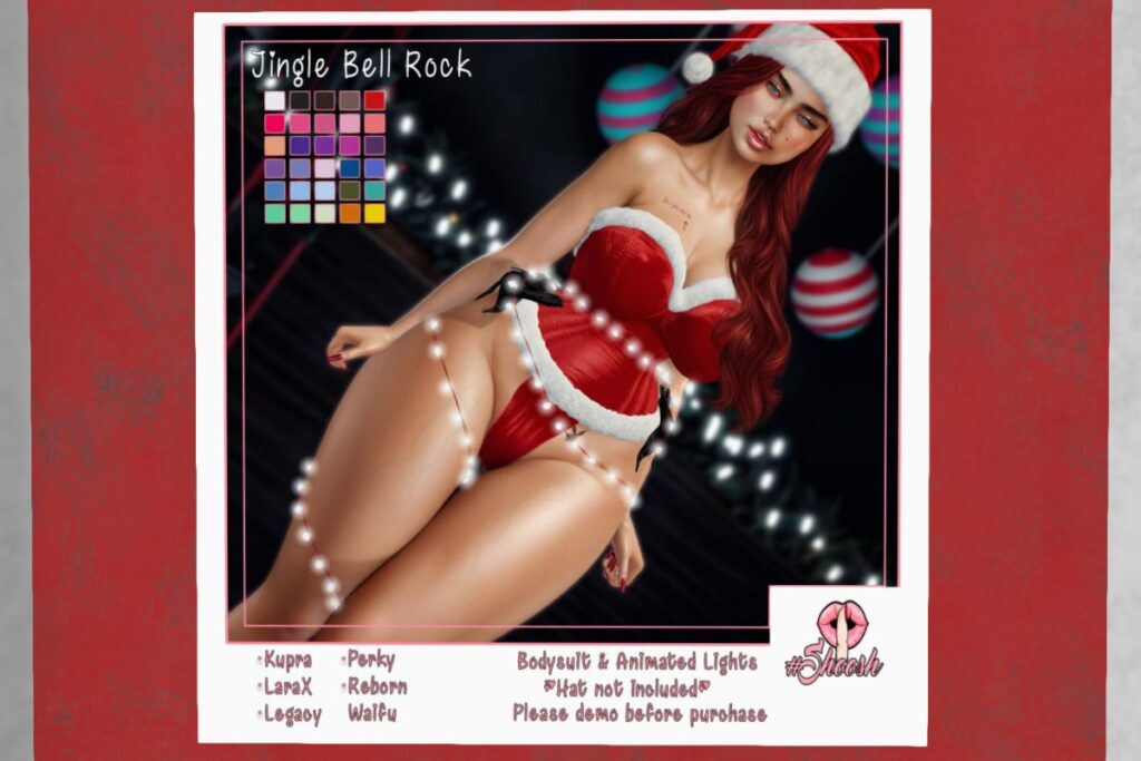 Jingle Bell Rock Set - Inithium/Legacy/MaitreyaX/Reborn/+mods, L$349 each/L$1099 FP