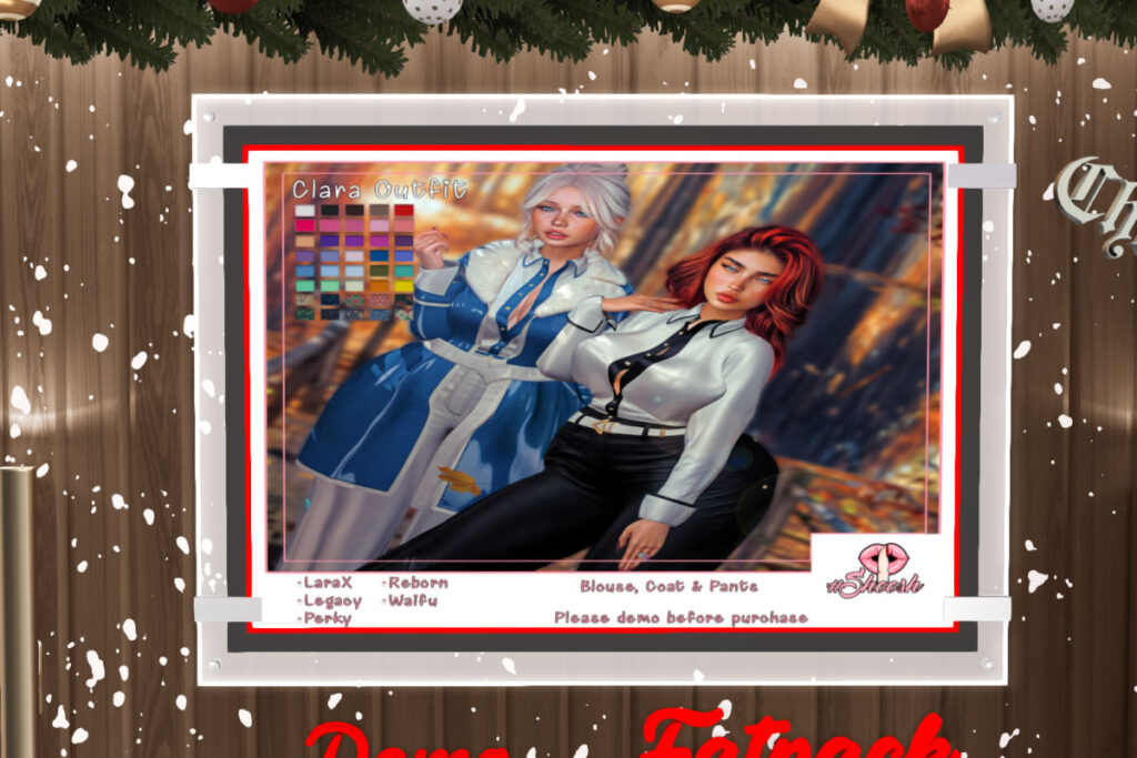 Clara Outfit - Legacy/MaitreyaX/Reborn/+mods, L$349 each/L$1099 FP