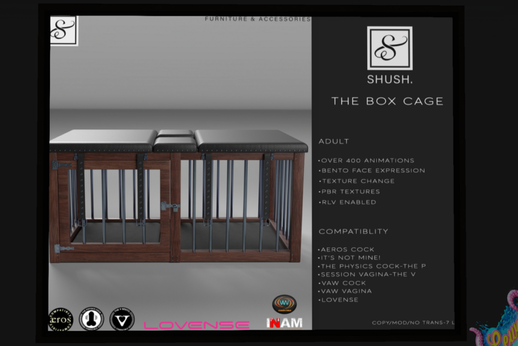 The Box Cage, L$1499