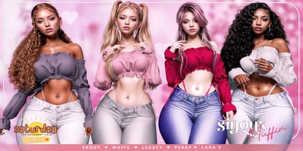 Muffin Outfit - Legacy/MaitreyaX/Reborn/+mods	<a href="http://maps.secondlife.com/secondlife/Raphael/86/184/2006" target="_blank">Teleport</a>