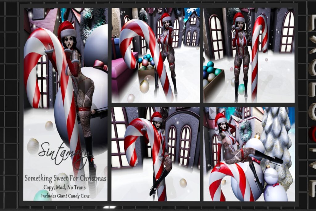 Something Sweet for Christmas Poses with Prop, L$350