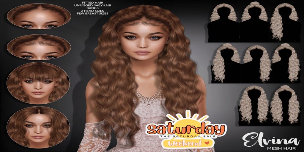 Elvina Hairstyle	<a href="https://maps.secondlife.com/secondlife/Sintiklia/140/85/66" target="_blank">Teleport</a>