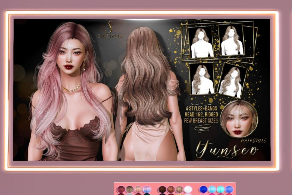 Yunseo Hair, L$75 each