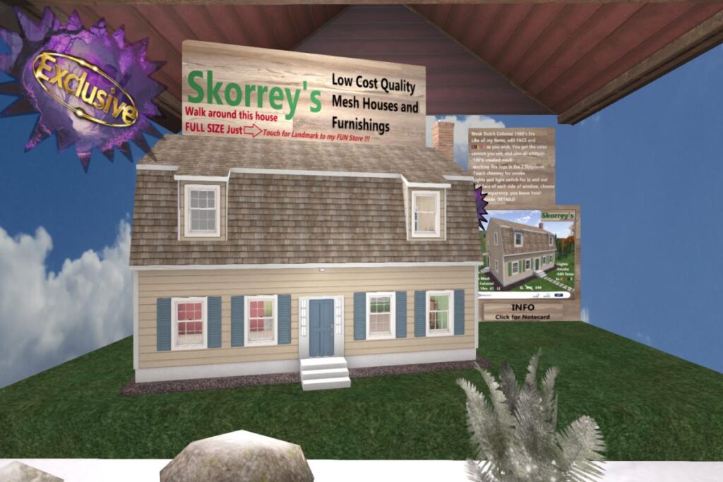 Dutch Colonial House, L$399