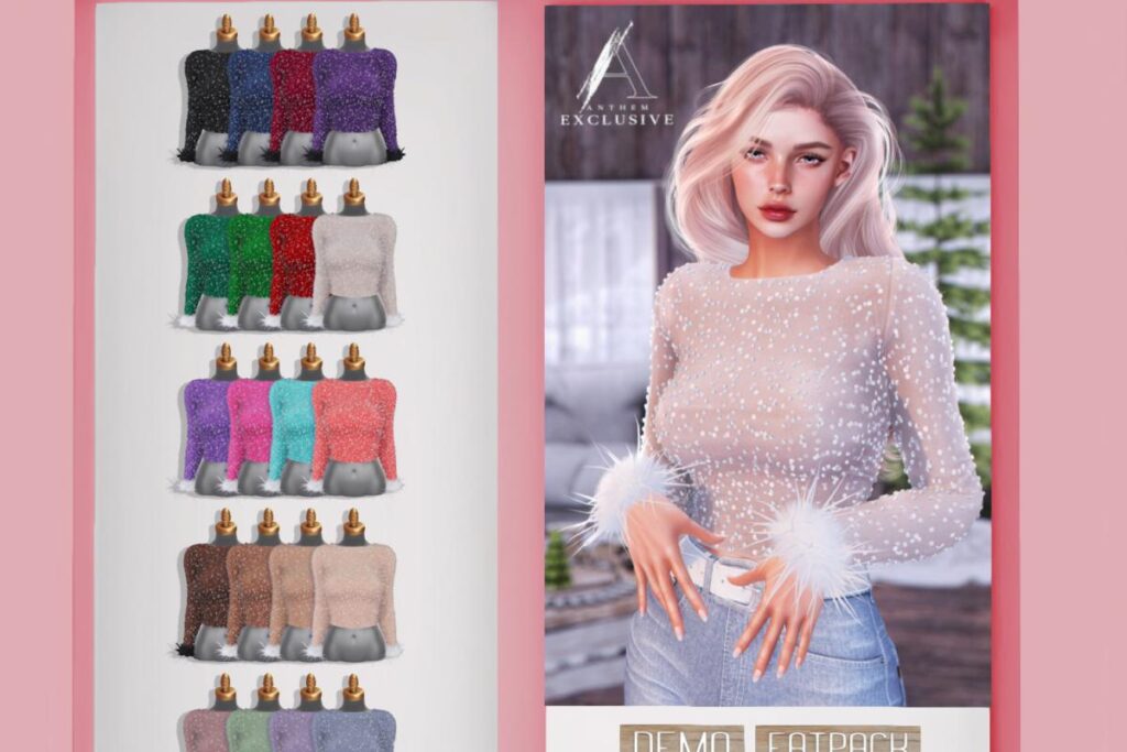 Twinkle Holiday Shirt - Legacy/MaitreyaX/Reborn/+mods, L$299 each/L$999 FP