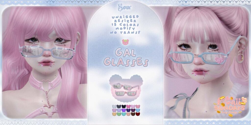 Gal Glasses	<a href="http://maps.secondlife.com/secondlife/Tomoeda/176/219/28" target="_blank">Teleport</a>
