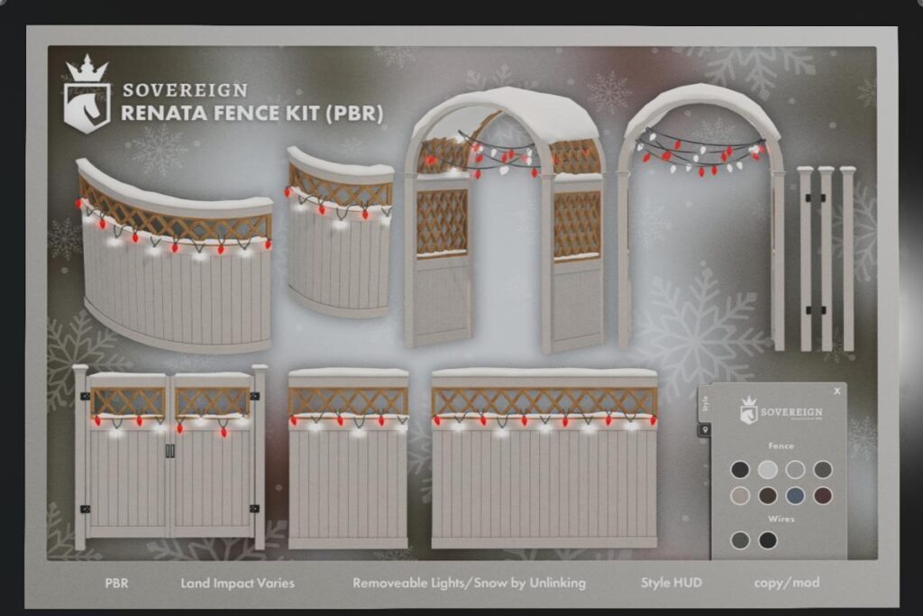 Renata Fence Kit, L$750