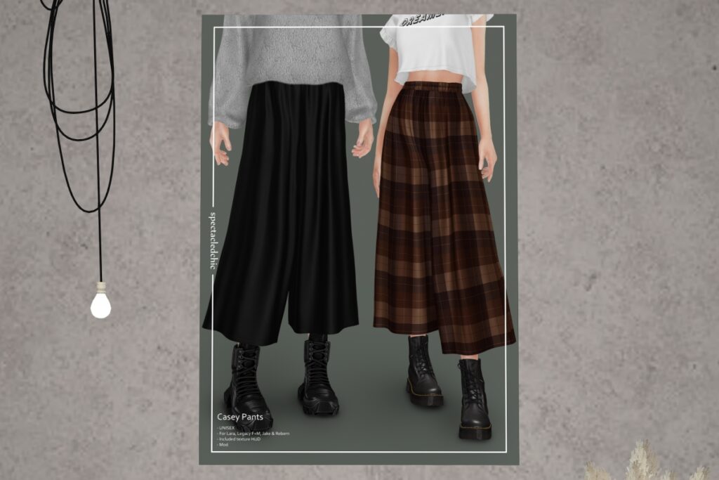 Casey Pants - Jake/Legacy M+F/Maitreya/Reborn, L$399 each Body Pack/L$1599 FP