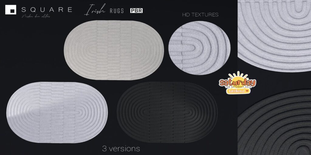 Irish Rugs	<a href="http://maps.secondlife.com/secondlife/Heroic%20Leap/222/22/2222" target="_blank">Teleport</a>