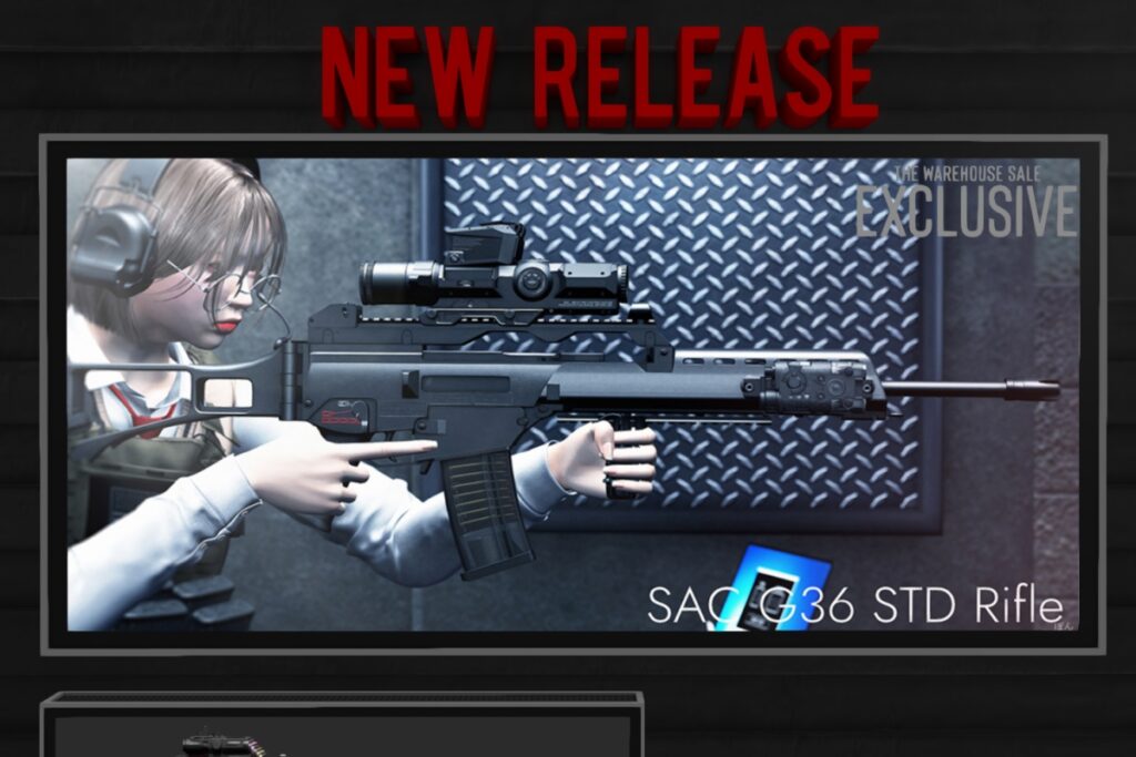 G36 STD Rifle, L$350 each/L$1850 FP