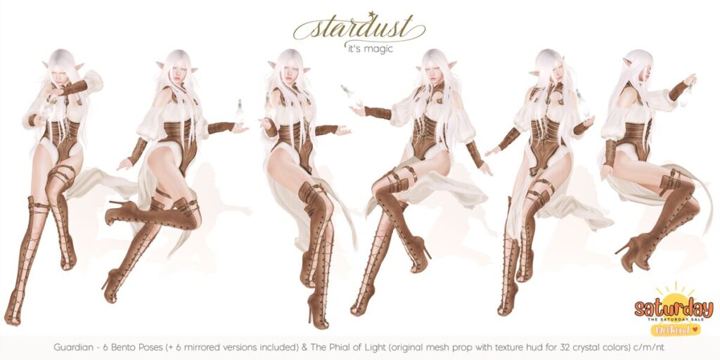 Guardian Poses	<a href="http://maps.secondlife.com/secondlife/BREATHE/213/216/1001" target="_blank">Teleport</a>