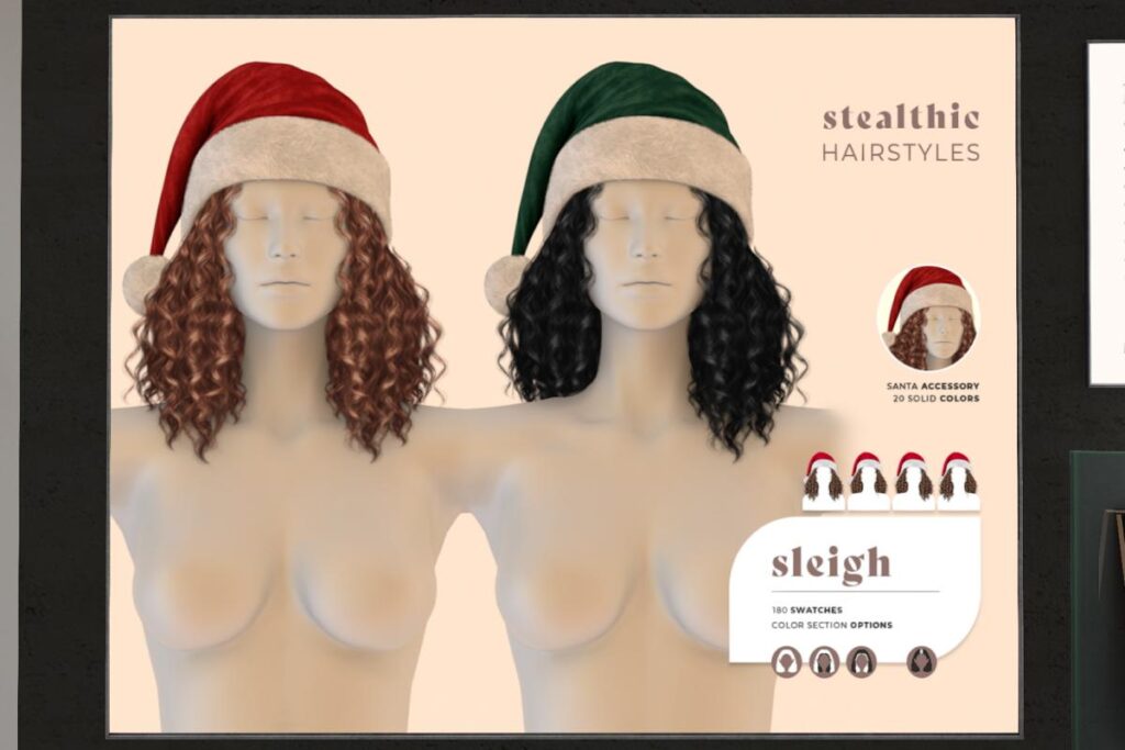 Sleigh Hair, L$90