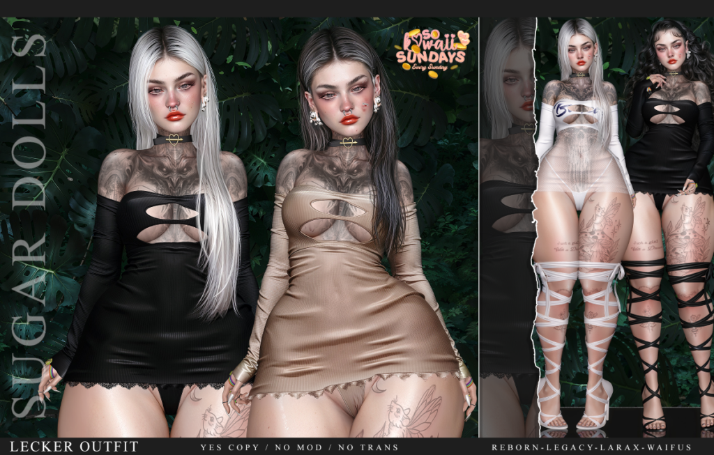 Lecker Outfit - Legacy/MaitreyaX/Reborn/+mods	&lt;a href=&quot;http://maps.secondlife.com/secondlife/Woodland%20Realm/193/188/23&quot; target=&quot;_blank&quot;&gt;Teleport&lt;/a&gt;