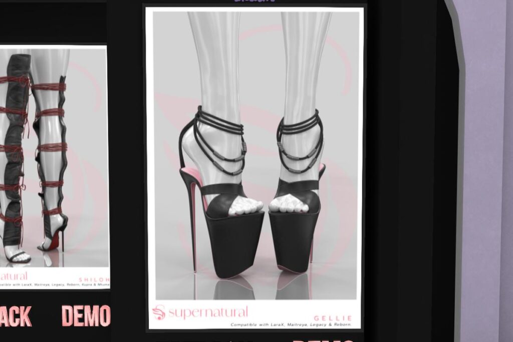 Gellie Heels - Legacy/Maitreya/Reborn/+mods, L$190 each/L$1290 FP