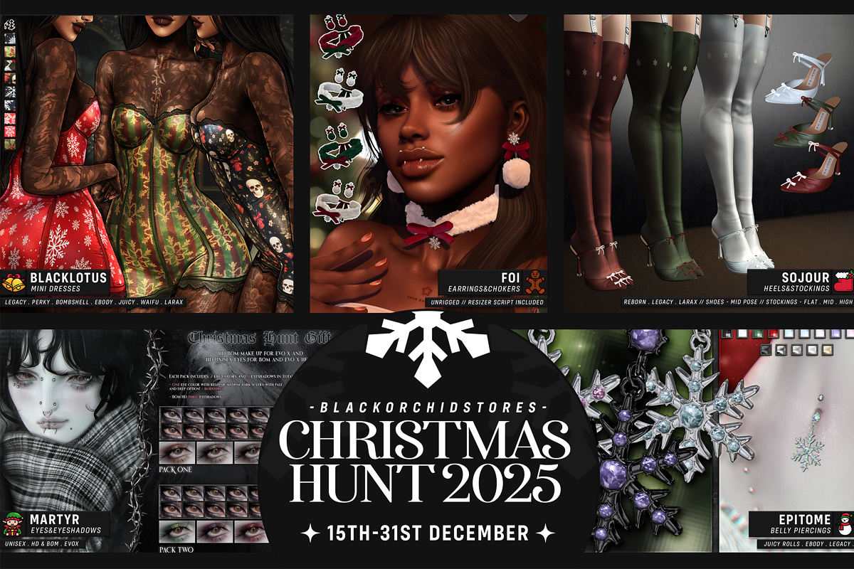 IT’S TIME FOR THE BLACK ORCHID CHRISTMAS HUNT!