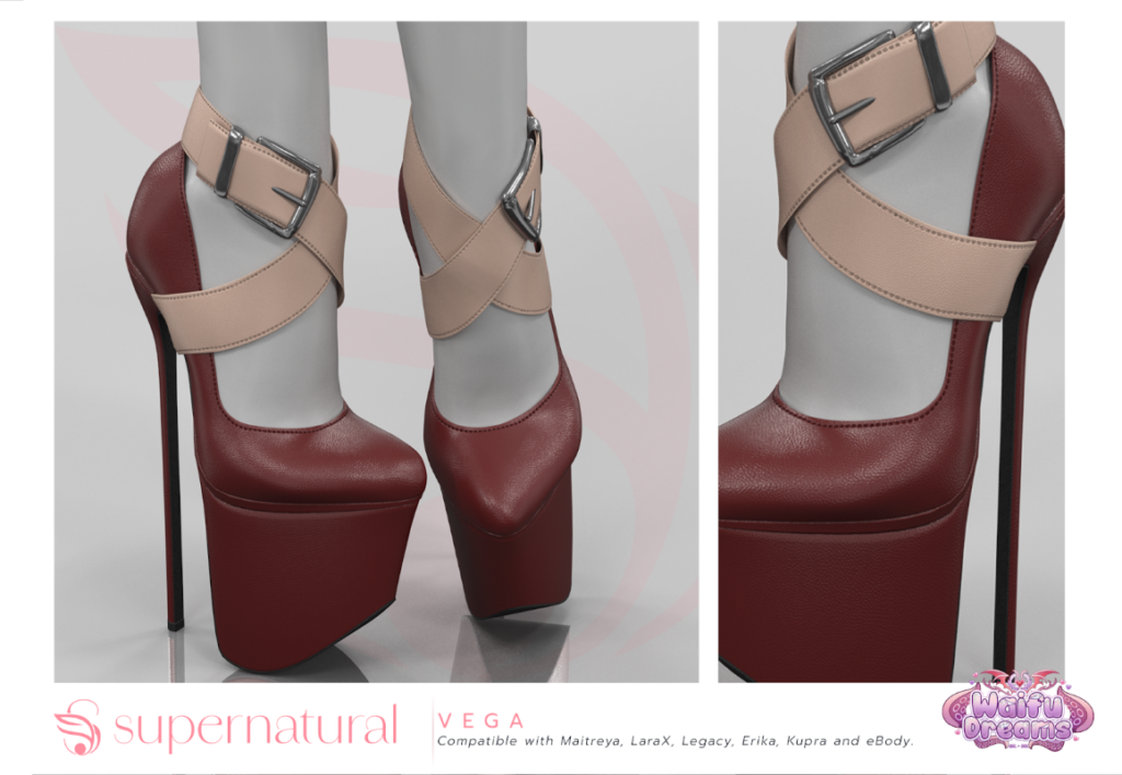 Vega Heels - Erika/Inithium/Legacy/Maitreya/Reborn/+mods