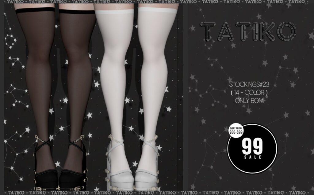 Stockings #23 - BOM	&lt;a href=&quot;http://maps.secondlife.com/secondlife/Zelopian/164/117/1739&quot; target=&quot;_blank&quot;&gt;Teleport&lt;/a&gt;