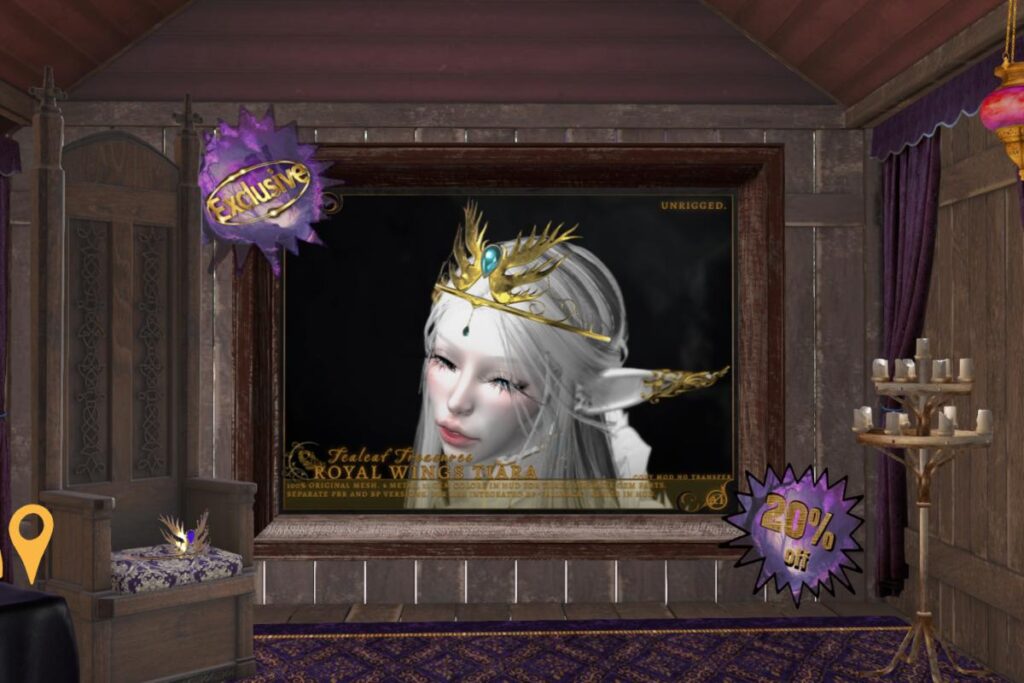 Royal Wings Tiara, L$180