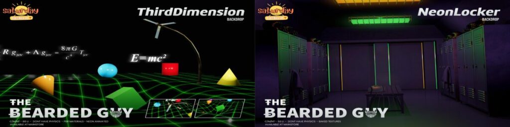 Third Dimension Backdrop &amp; Neon Locker Backdrop	&lt;a href=&quot;http://maps.secondlife.com/secondlife/Moonwall/169/121/32&quot; target=&quot;_blank&quot;&gt;Teleport&lt;/a&gt;