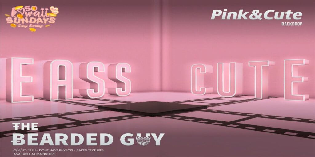 Pink &amp; Cute Backdrop	<a href="http://maps.secondlife.com/secondlife/Moonwall/169/121/32" target="_blank">Teleport</a>