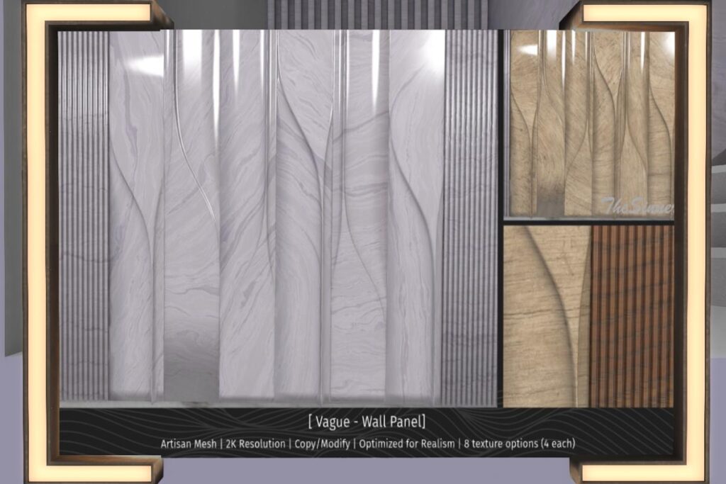 Vague Wall Panel, L$199