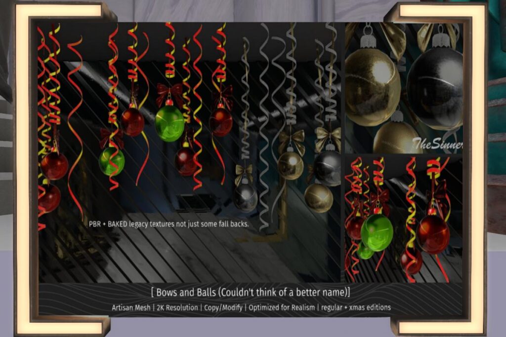 Bows and Balls, L$149