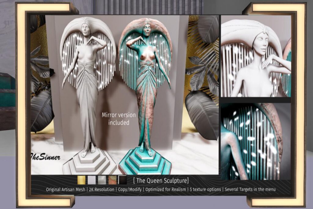 The Queen Sculpture, L$399