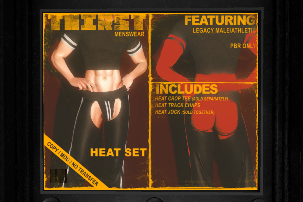 Heat Set - Legacy/+mods, L$250-L$450 each/L$2500 FP