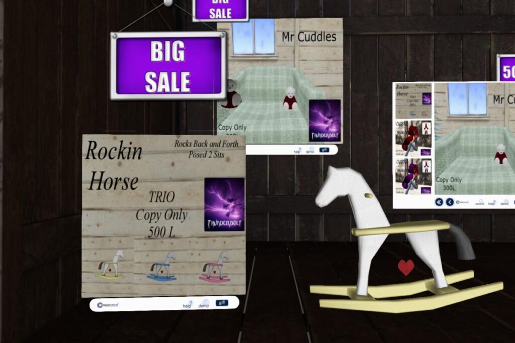 Rocking Horse Trio, L$500