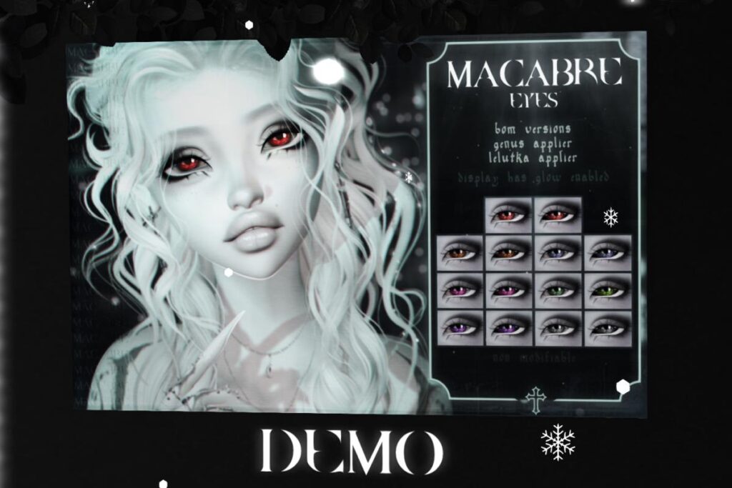 Macabre Eyes - Bom/Evo/EvoX/Genus, L$399