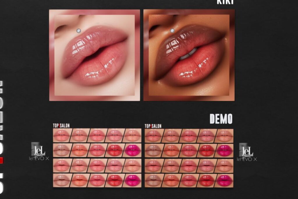 Kiki Lipstick - Evo X, L$299 each/L$599 FP