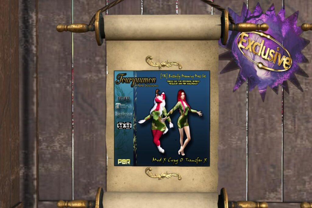 Butterfly Dreaming Dress Set - Belleza/Inithium/Maitreya, L$420