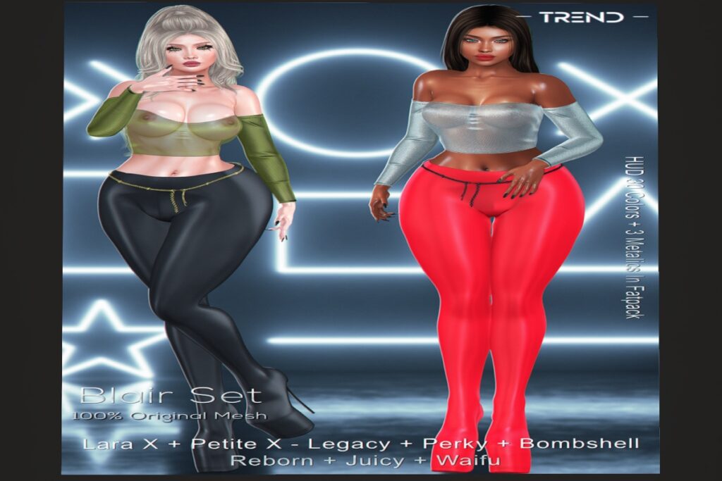 Blair Top &amp; Leggings - Legacy/MaitreyaX/Reborn/+mods, L$350 each/L$2299 FP