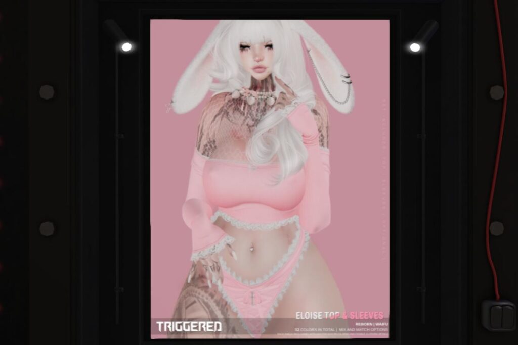 Eloise Top &amp; Sleeves - Reborn/+mods, L$250 each/L$1600 FP