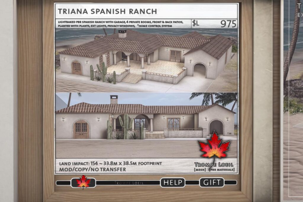 Triana Spanish Ranch, L$975